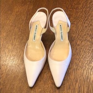 Manolo Blahnik shoes leather
